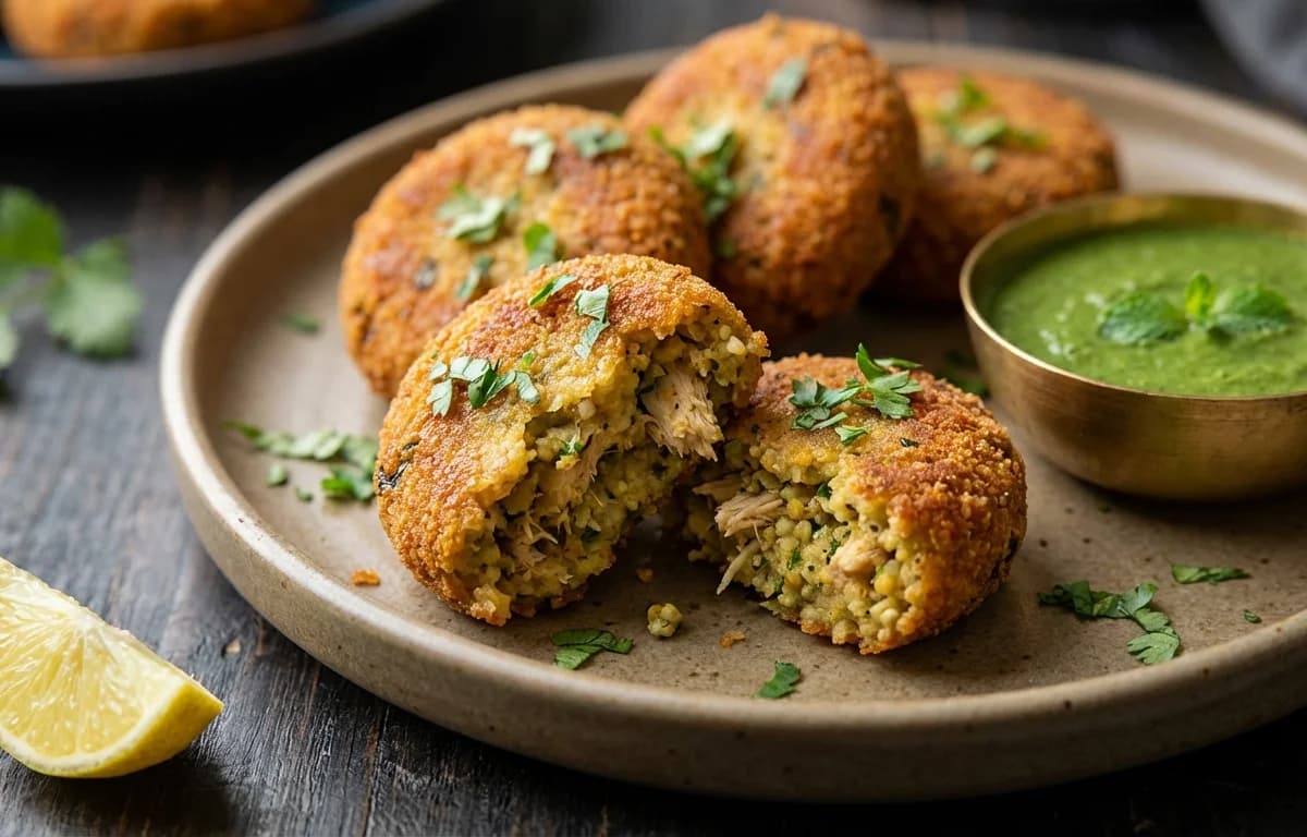 Chicken Bajra Khichdi Croquettes