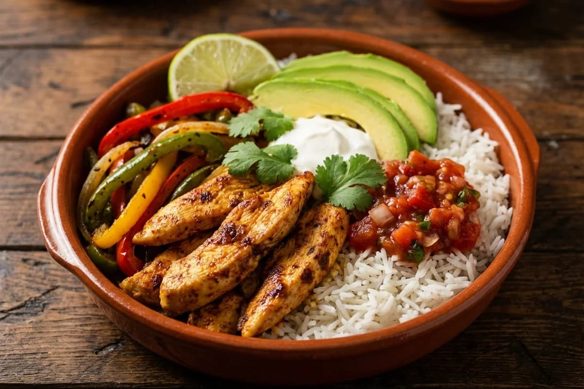 Chicken Fajita Bowl