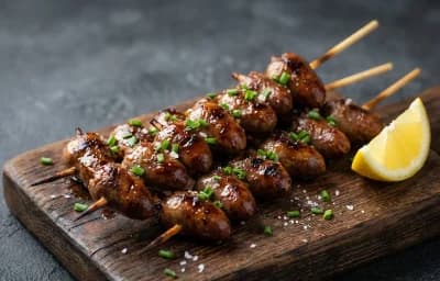 Chicken Heart Skewers