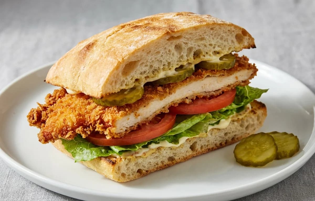 Chicken Schnitzel Sandwich