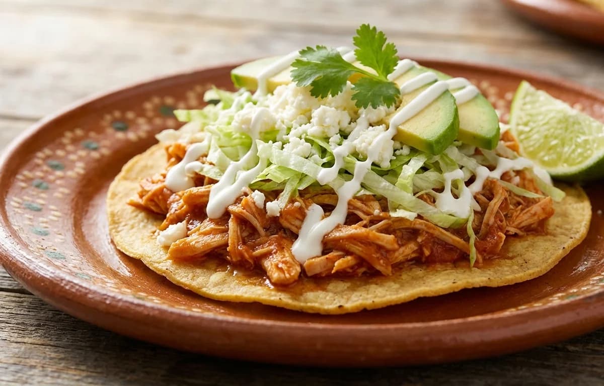 Chicken Tinga Tostadas