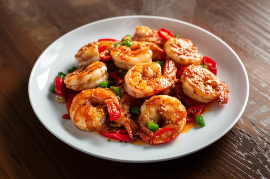 Chili Garlic Prawns