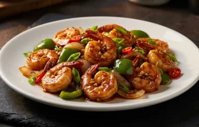 Chilli Garlic Prawns Dry