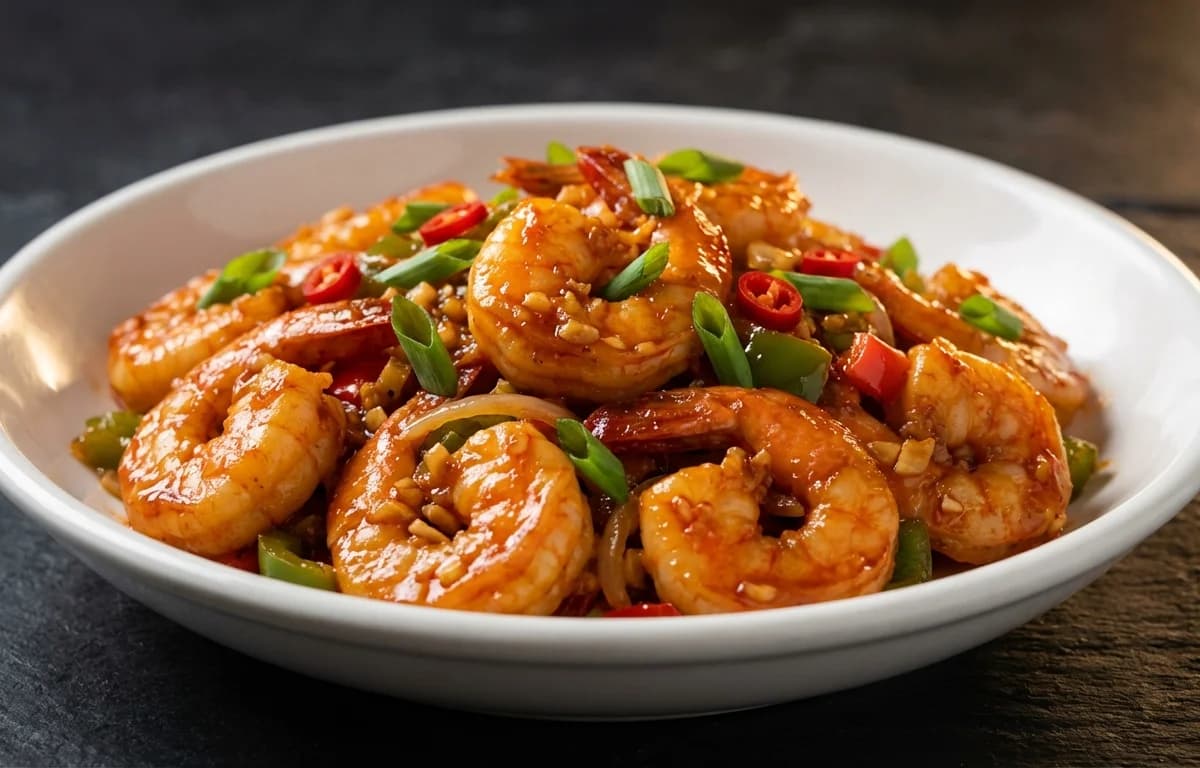 Chilli Garlic Prawns