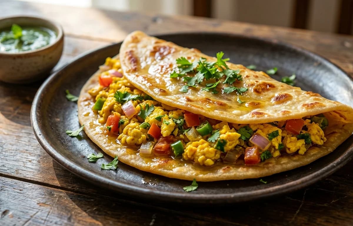 Egg Bhurji Paratha