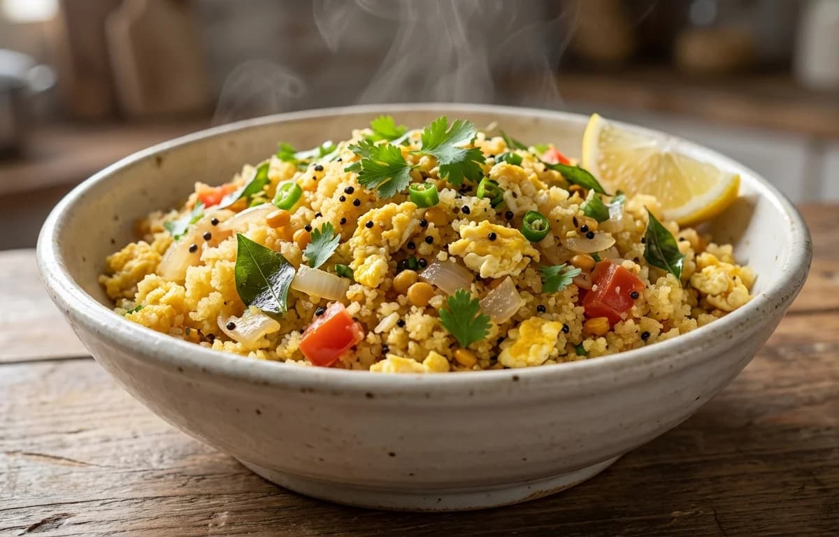 Egg Bhurji Upma