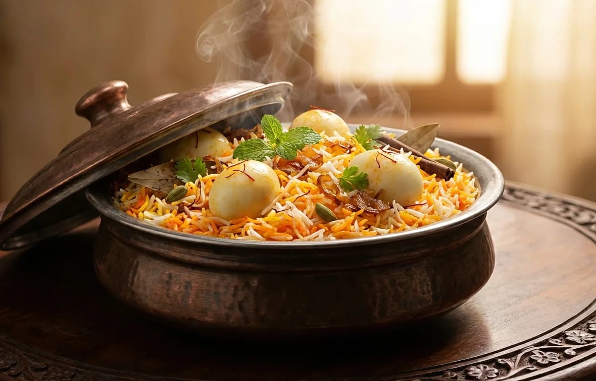 Egg Dum Biryani