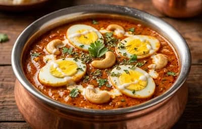 Egg Kaju Curry