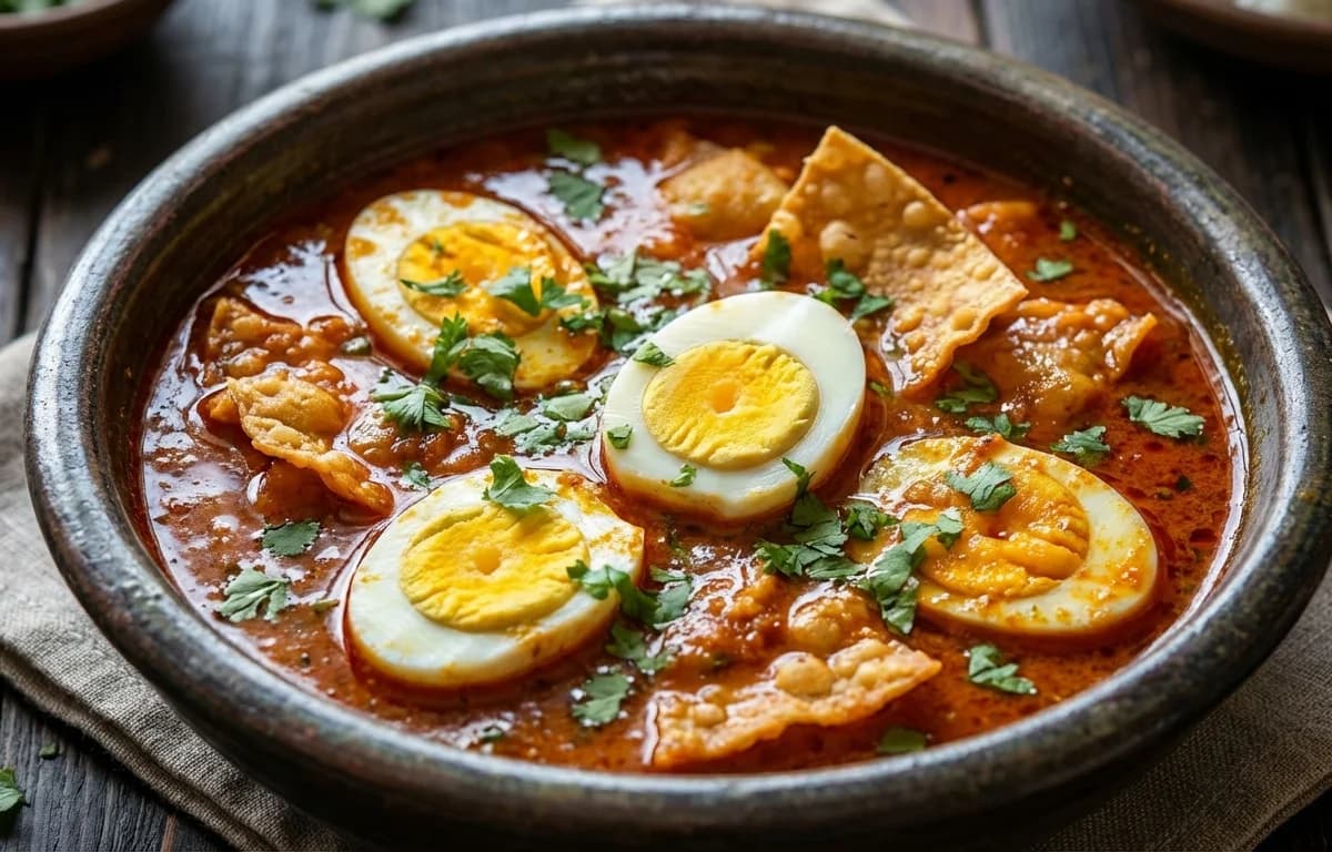 Egg Papad Curry