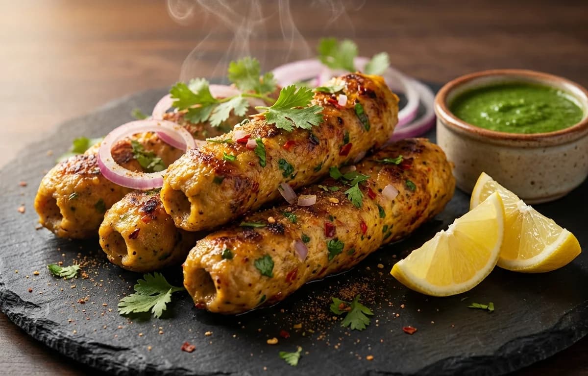 Egg Seekh Kabab