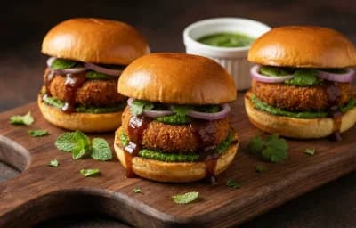 Egg Shami Kabab Sliders
