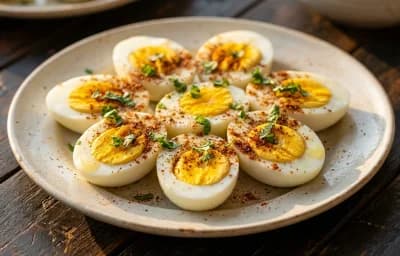 Egg with Chaat Masala