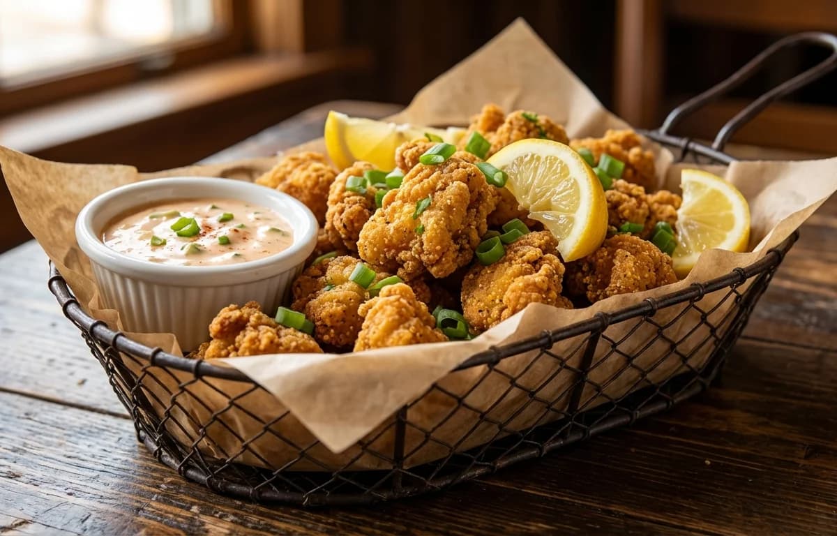 Fried Alligator Bites