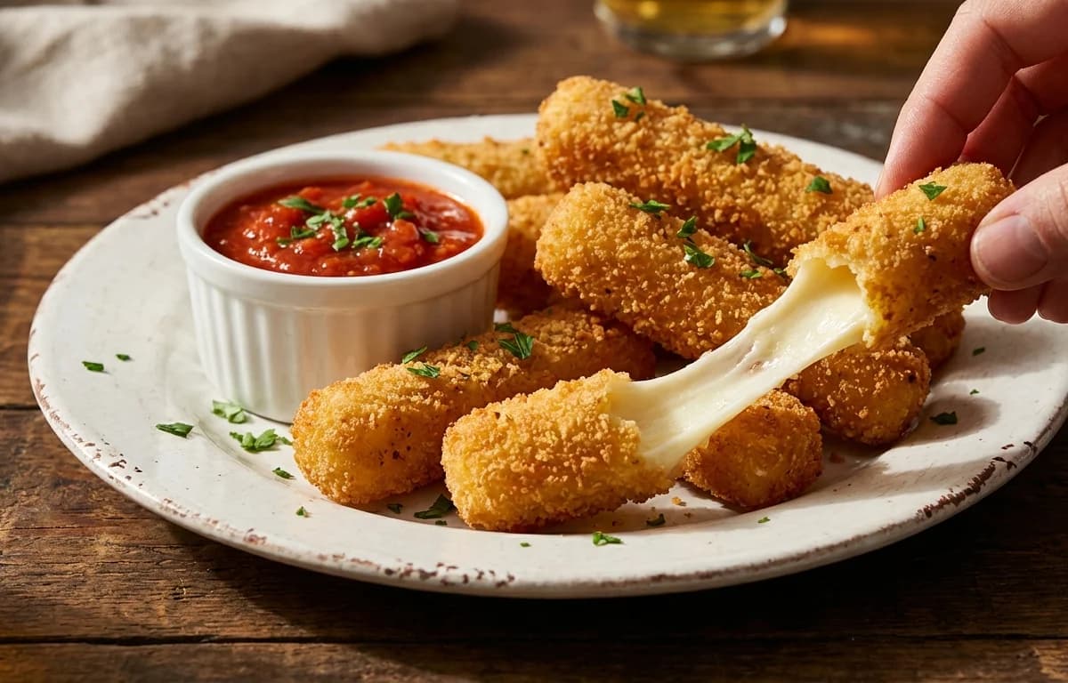 Fried Mozzarella Sticks