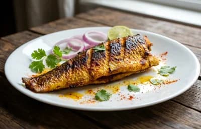 Fried Rohu Fish
