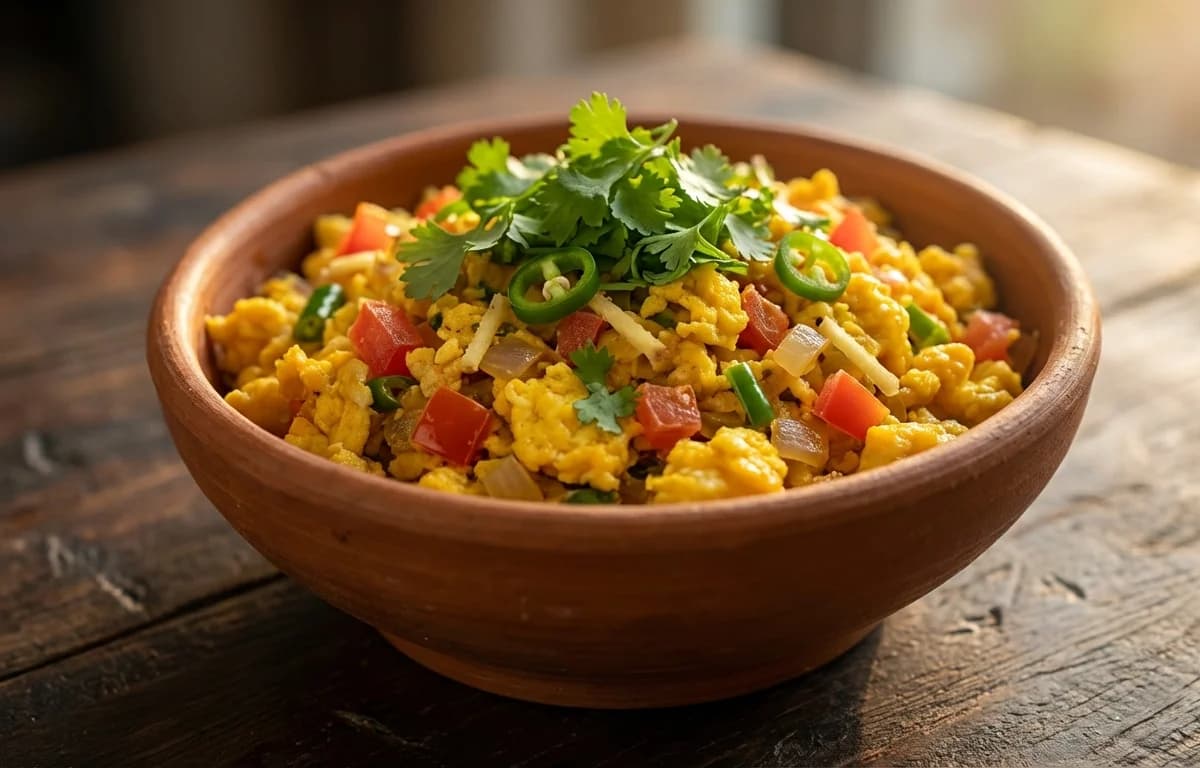 Garam Masala Scrambled Eggs