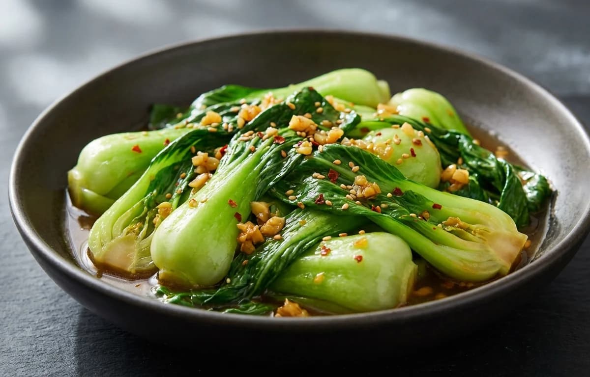 Garlic Ginger Bok Choy