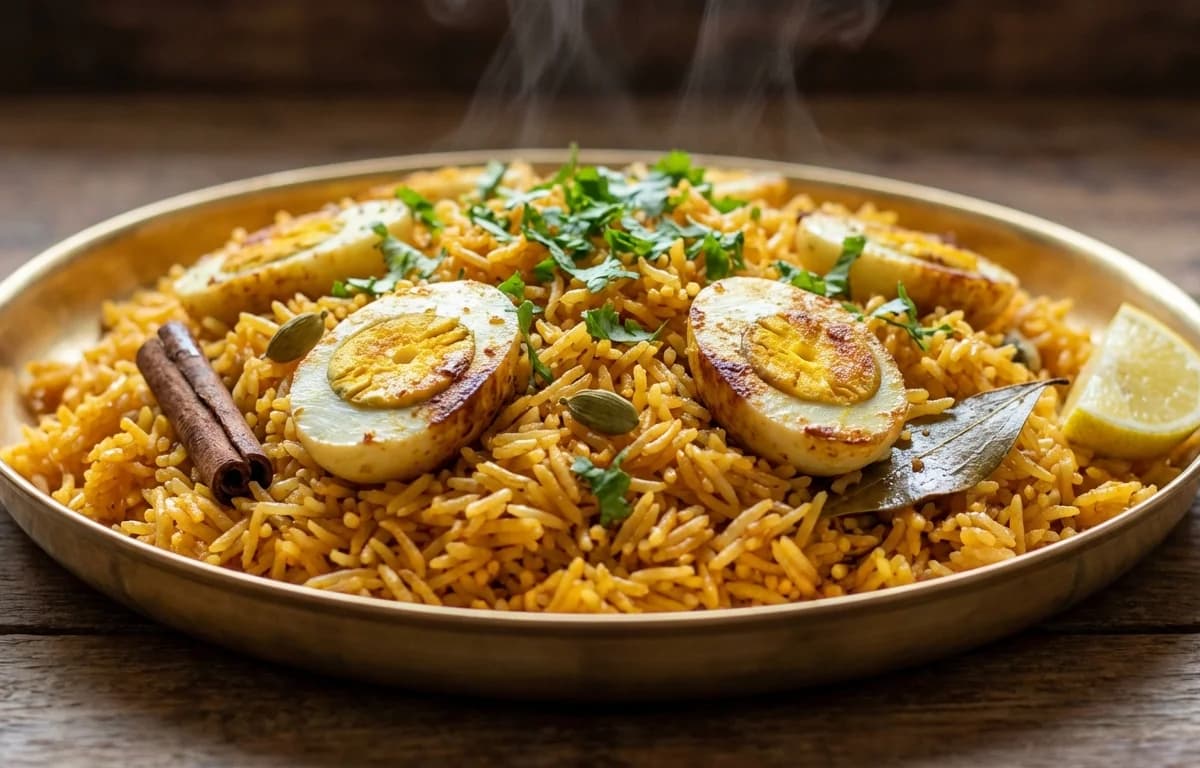 Gujarati Egg Pulao
