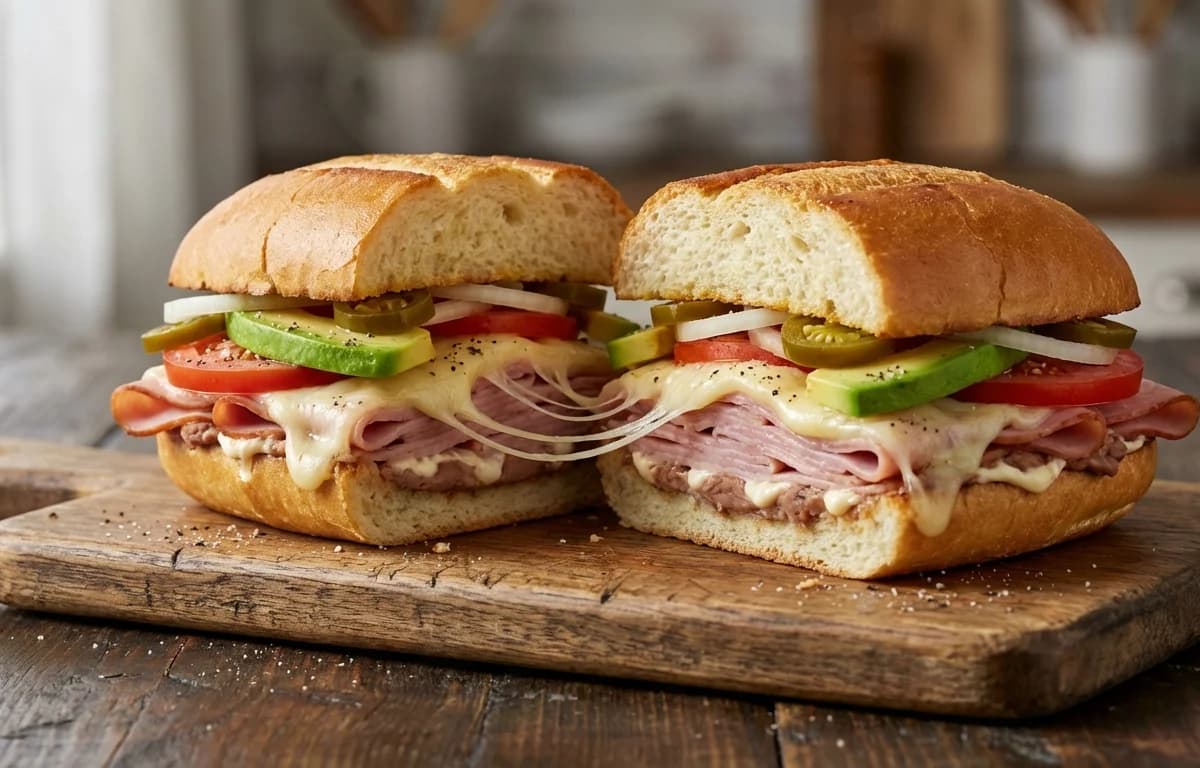 Ham and Cheese Torta