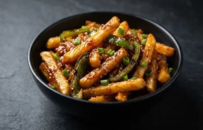 Honey Chilli Potatoes