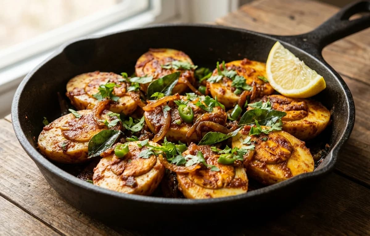 Hyderabadi Egg Fry (Dry)