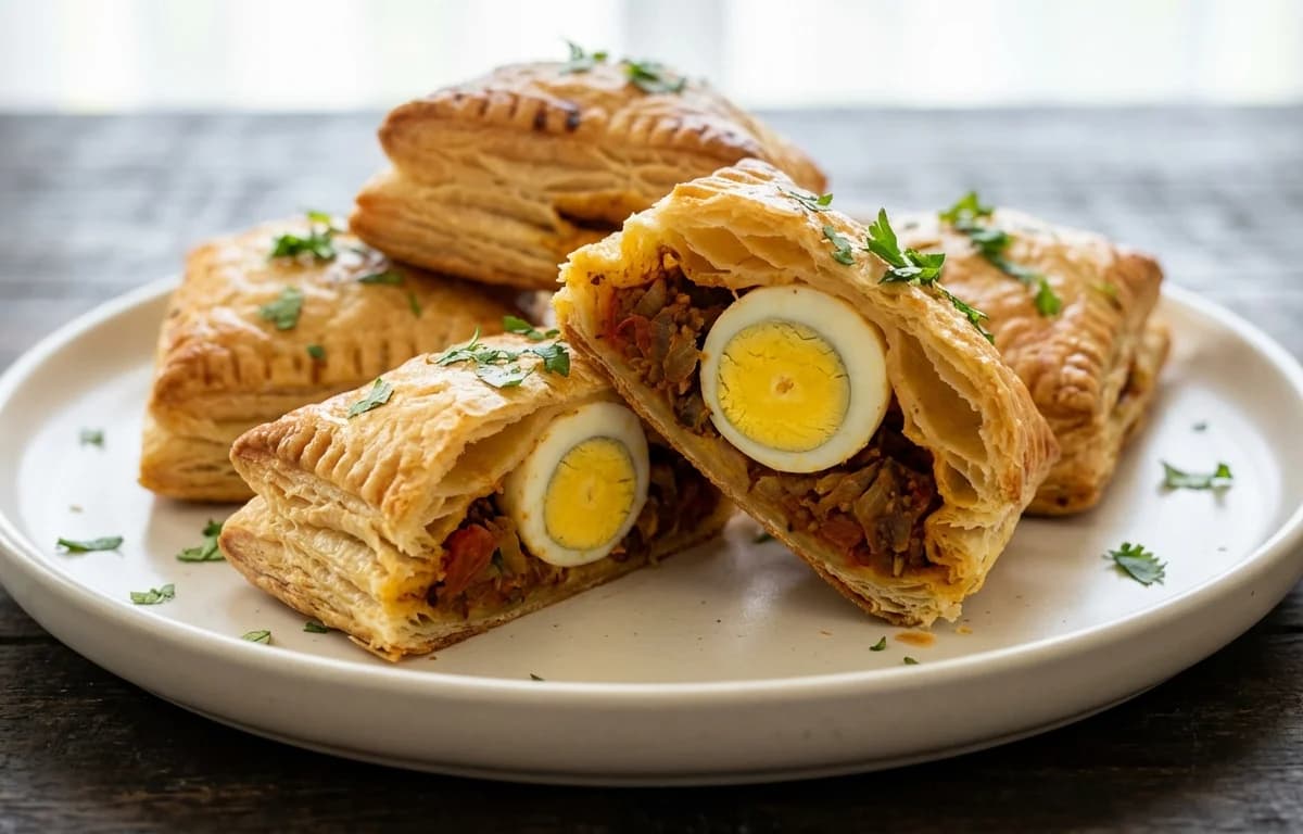 Hyderabadi Egg Puffs