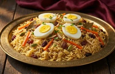 Kabuli Pulao with Eggs