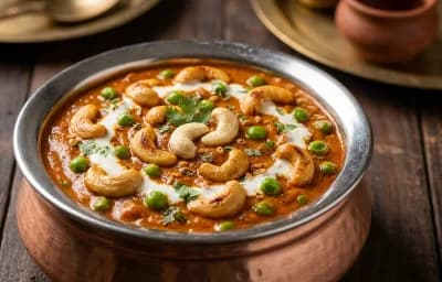 Kaju Matar Masala