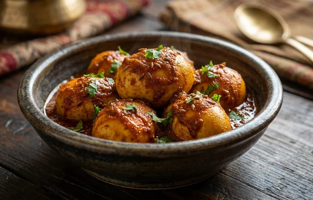 Kashmiri Spiced Boiled Eggs