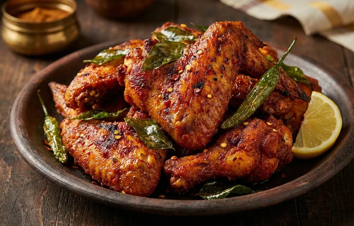 Kerala Fried Chicken Wings