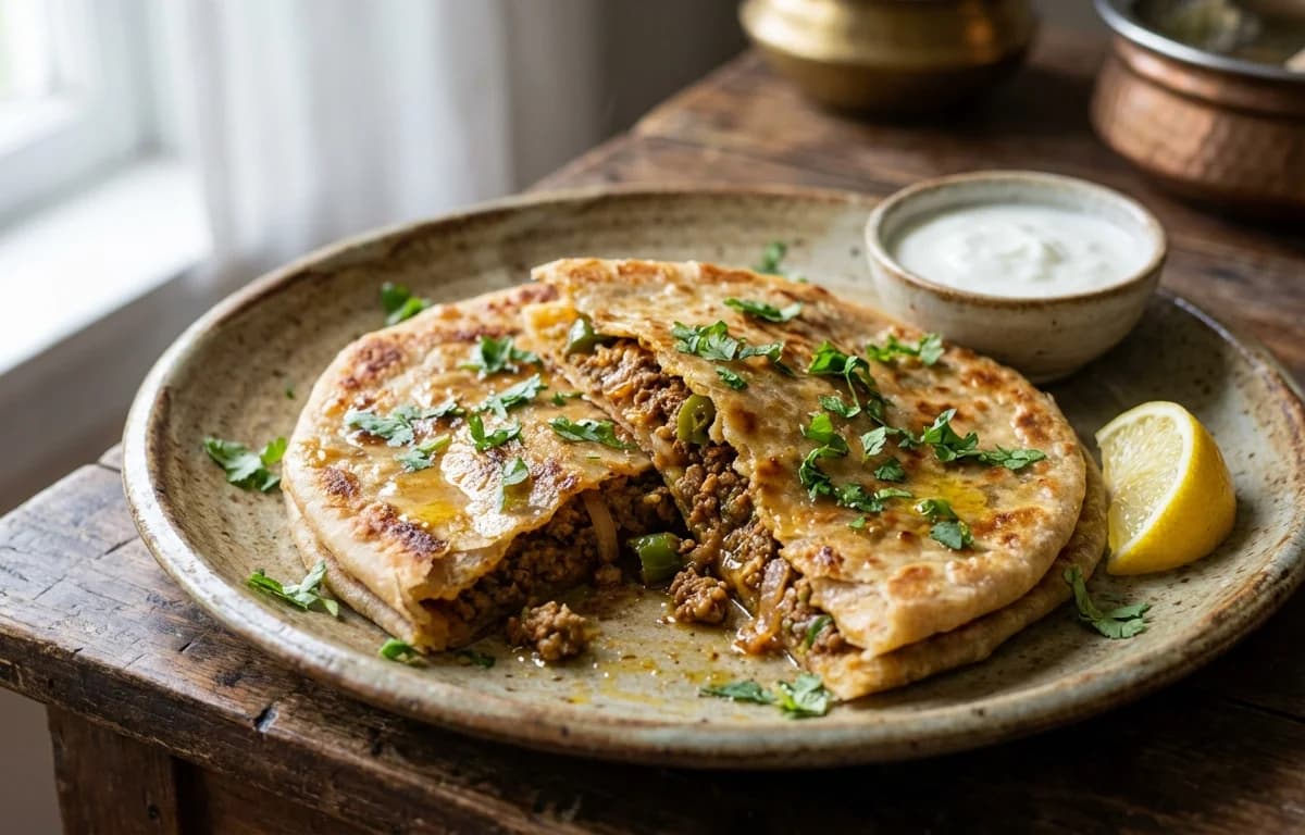 Kheema Paratha