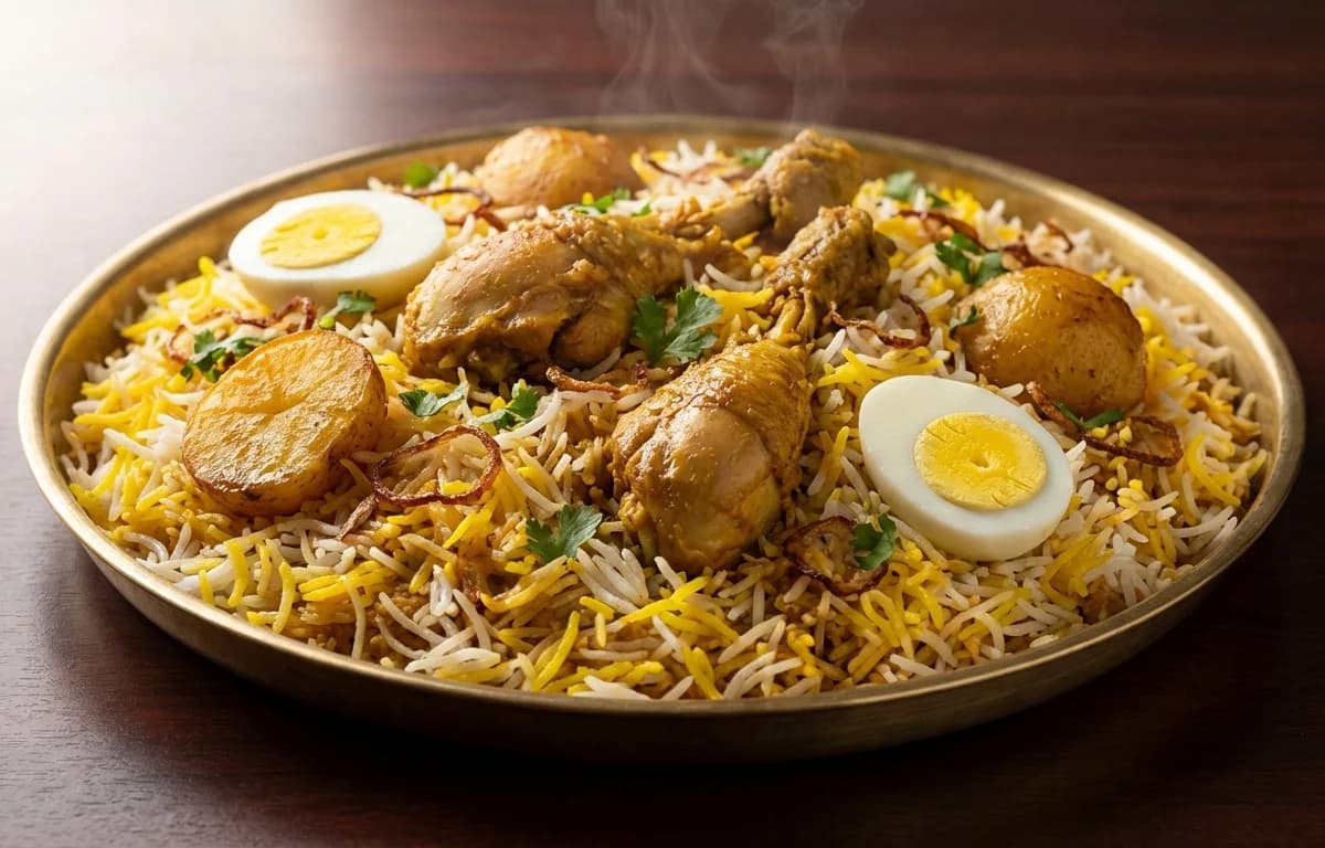 Kolkata Chicken Biryani