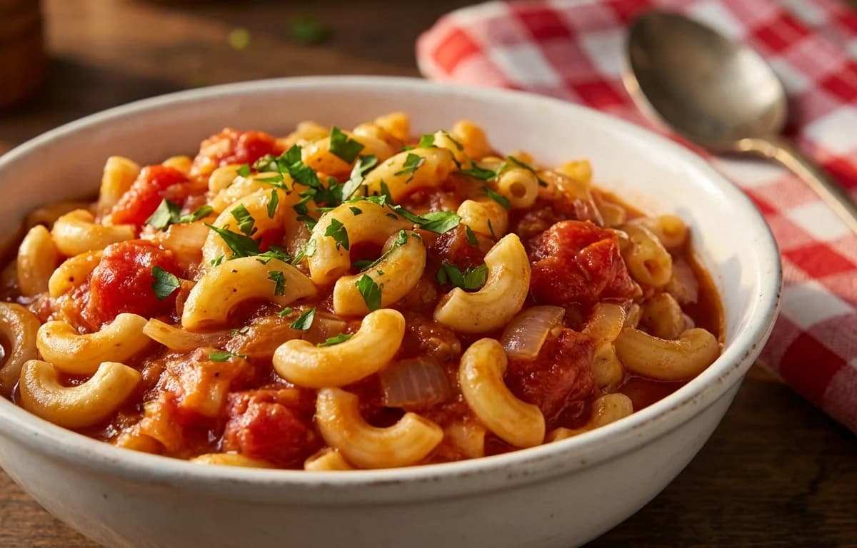 Macaroni and Tomatoes
