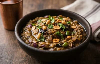 Maharashtrian Brinjal Bharit
