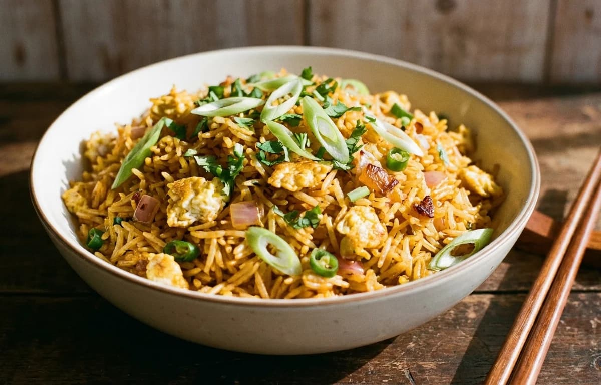 Masala Egg Fried Rice