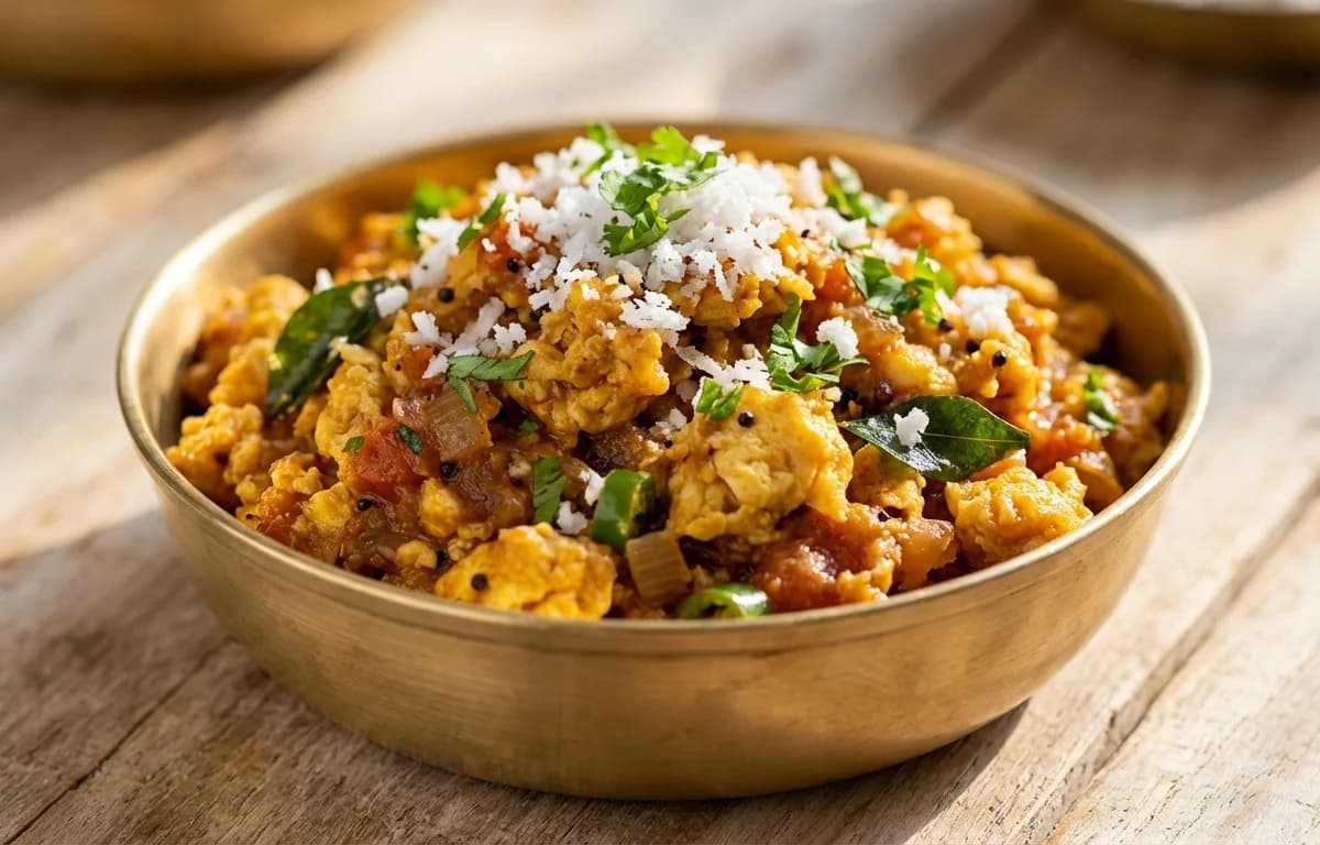 Masala Scrambled Eggs