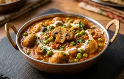 Matar Mushroom Curry