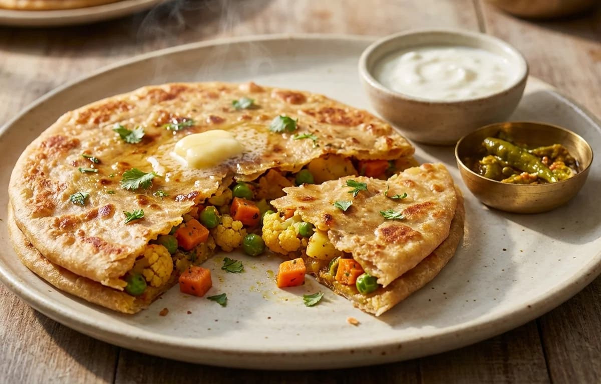 Mix Veg Paratha