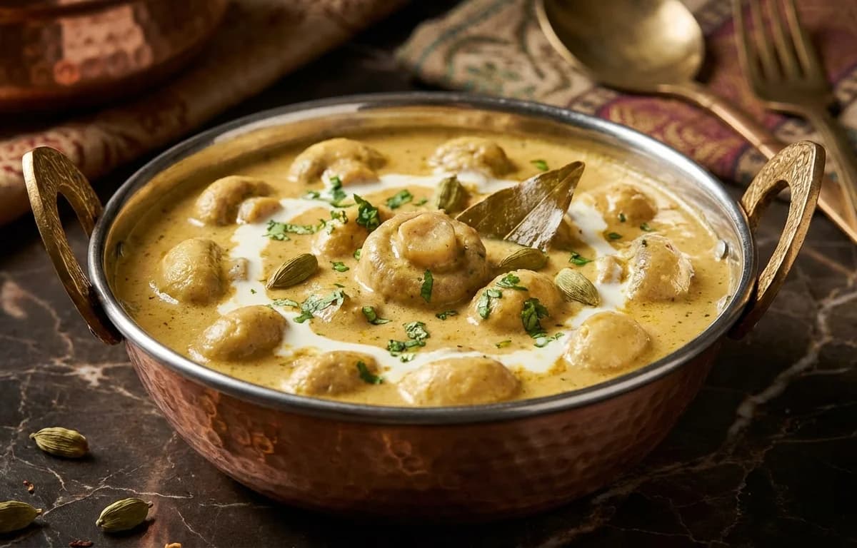 Mughlai Mushroom Masala