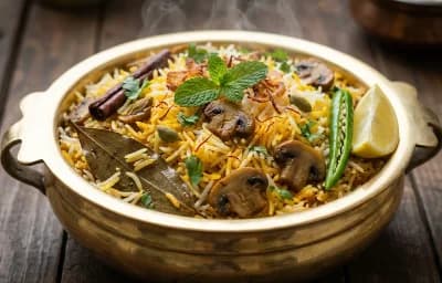Mushroom Biryani