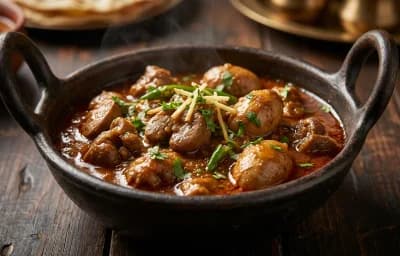 Mutton Gurda Kapoora Masala