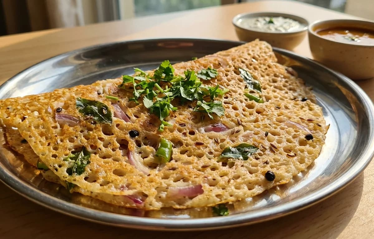 Onion Rava Dosa