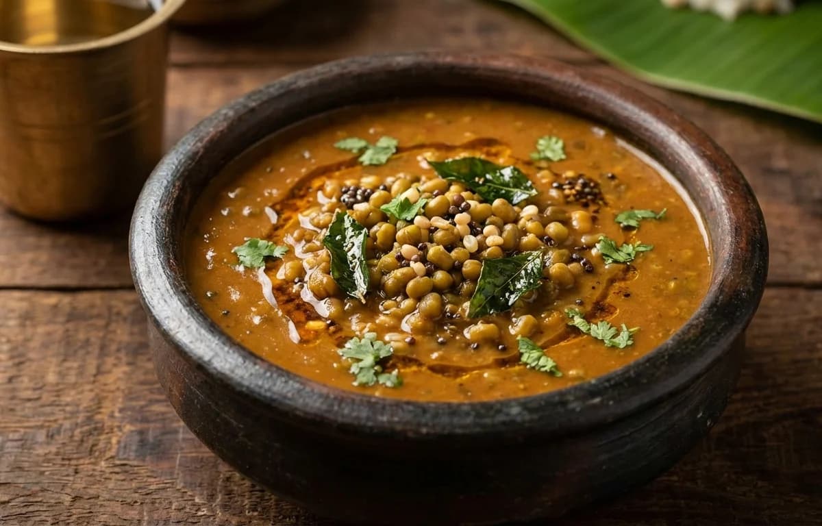 Pachai Payaru Kuzhambu