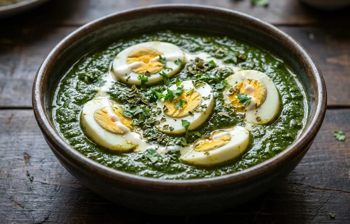 Palak Anda Curry