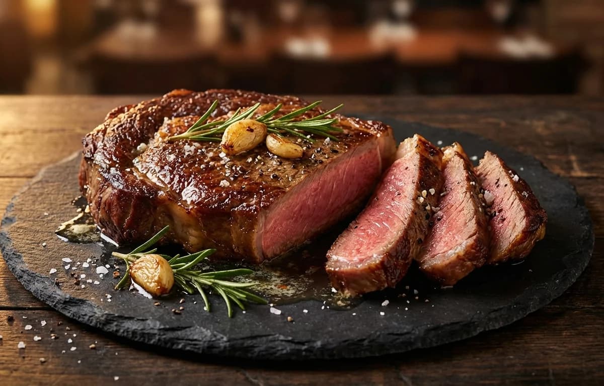 Pan-Seared Ribeye Steak