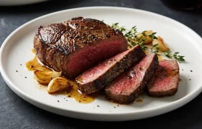 Pan-Seared Venison Steak