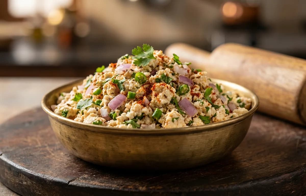 Paneer Paratha Stuffing