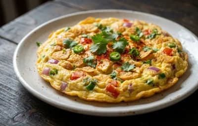Papadum Omelette