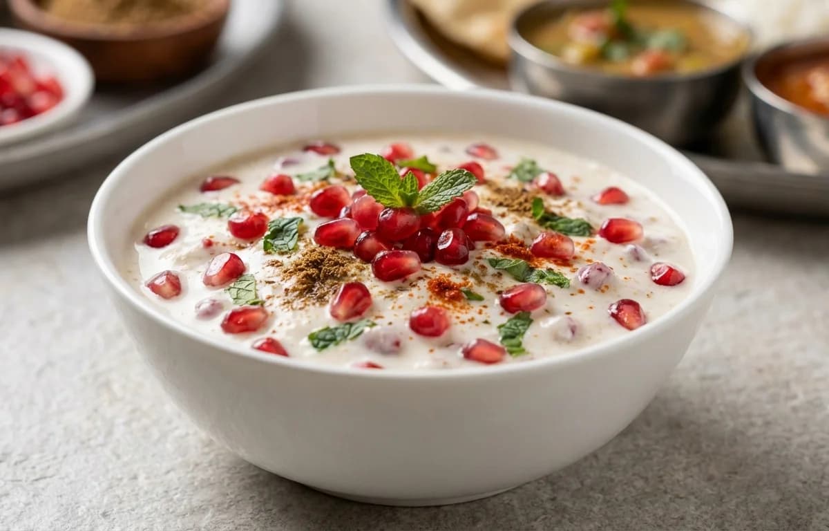 Pomegranate Raita