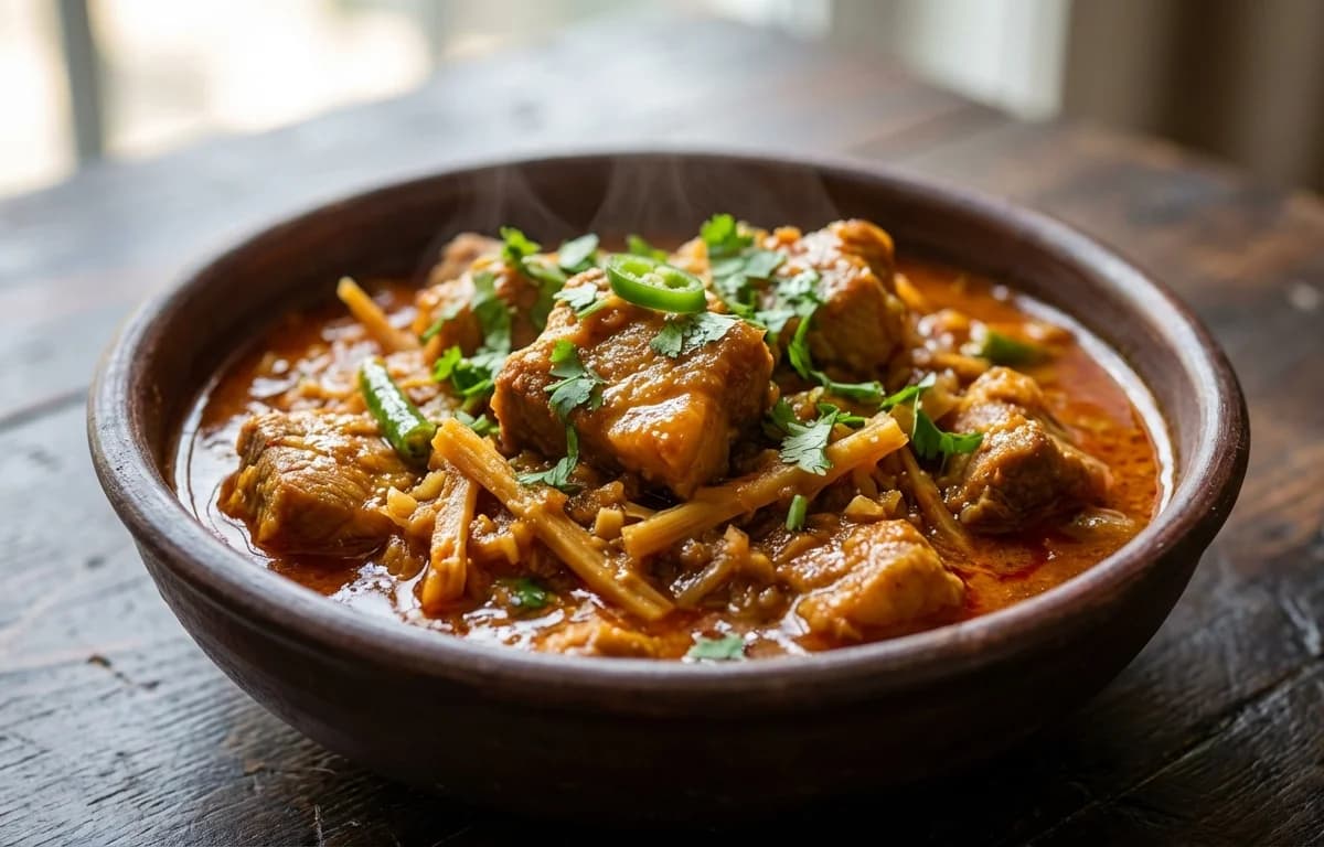 Pork with Bamboo Shoot